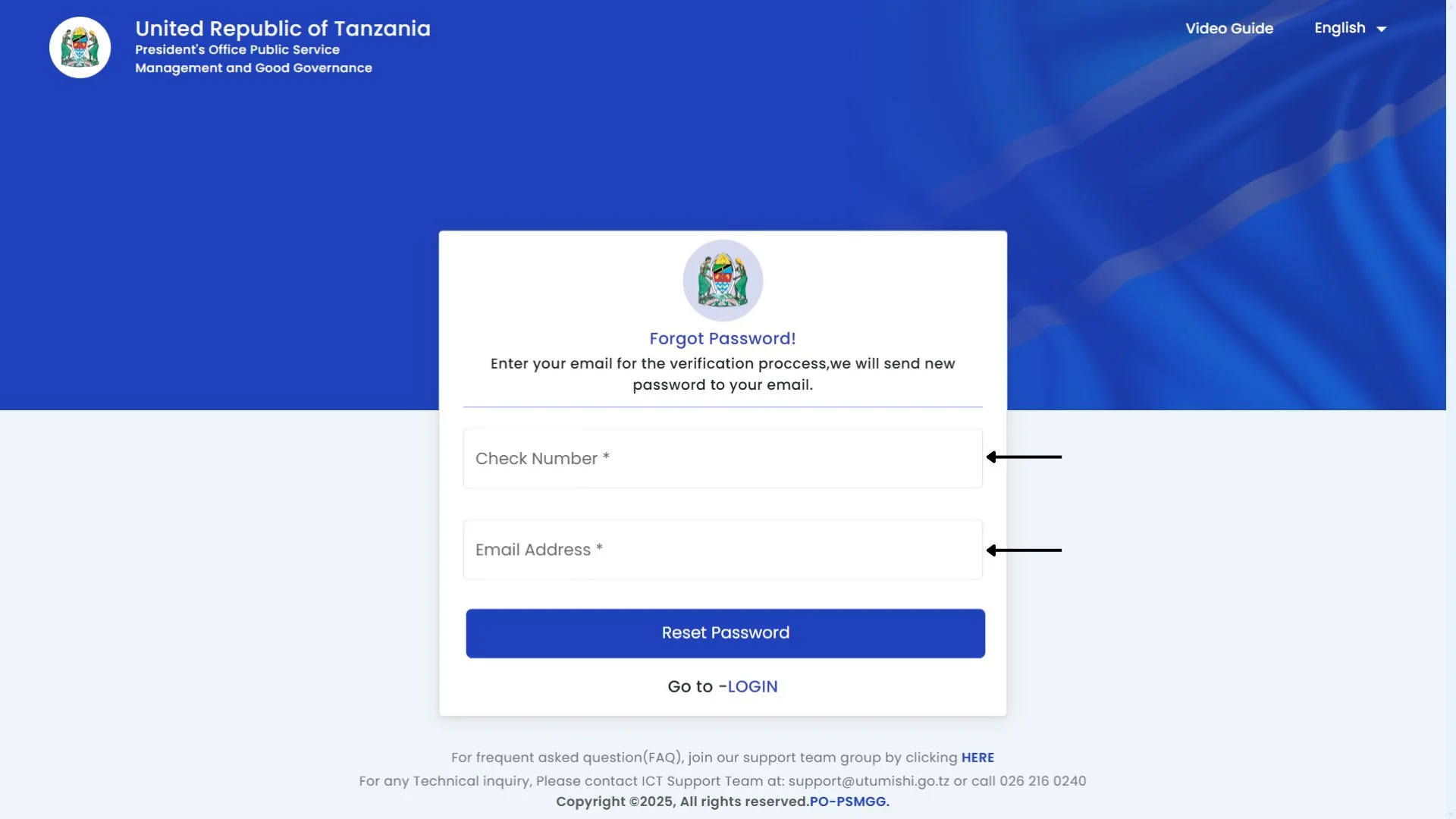 enter your details