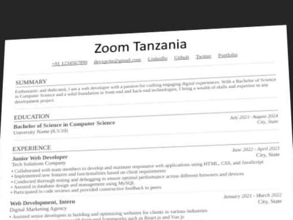 Jinsi ya Kuandika CV Bora Inayoendana na Mfumo wa ATS