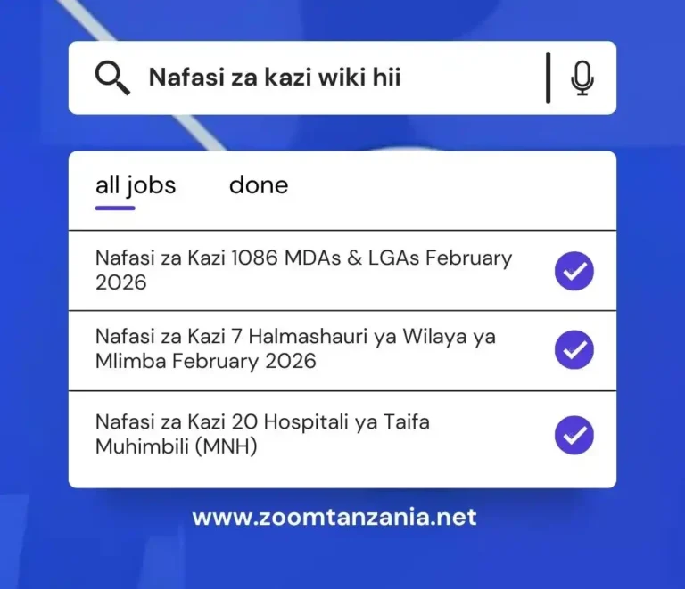 Nafasi za Kazi Zilizotangazwa Wiki Hii ya Tatu ya Mwezi February