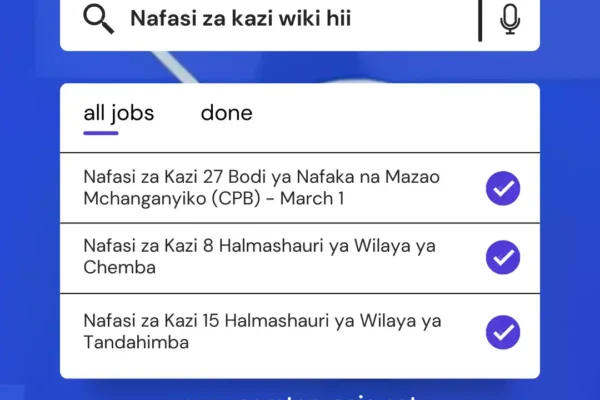 Nafasi za Kazi Zilizotangazwa Wiki Hii March 1