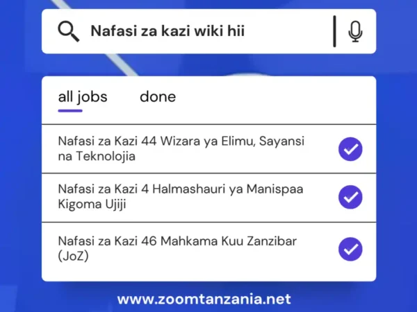 Nafasi za Kazi Zilizotangazwa Wiki Hii July 2026